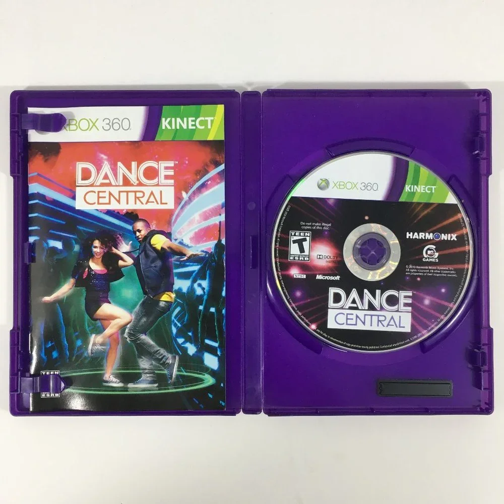 Dance Central (Microsoft Xbox 360, 2010) Kinect Sensor Video Game